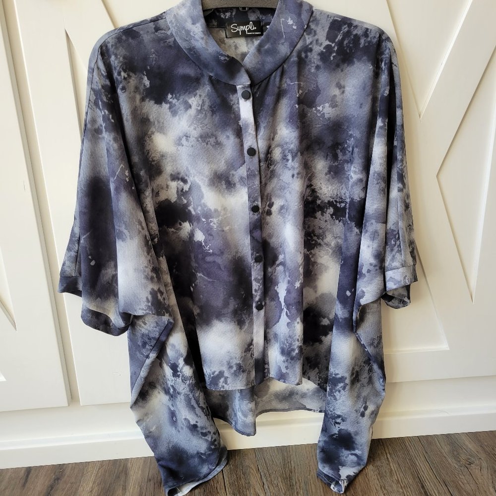 Sympli Whisper Shirt - Grey - 8